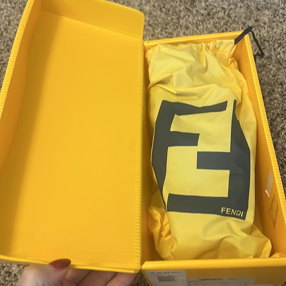 FENDI Size 37 Ballerina Flats, New In Box Black - Picture 13 of 14